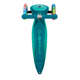 GLOBBER PRIMO FOLDABLE PLUS SCOOTER WITH LIGHTS - EMERALD GREEN