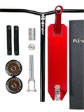 APEX 5" CUSTOM BUILD -BLACK/RED/RAW