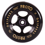 PROTO_PLASMAS_Black_Core_Single_Wheel_ - PROTO CLASSIC GRIPPERS WHEELS 110mm (BLACK on BLACK) - AtlasCo.Online | Kick-Ass Range of Scooters Delivered to Your Door