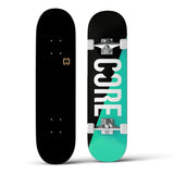 CORE Complete Skateboard C2 Split - Teal/Black 7.75 - AtlasCo.Online