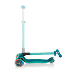 GLOBBER PRIMO FOLDABLE PLUS SCOOTER WITH LIGHTS - EMERALD GREEN