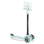 GLOBBER GO UP SPORTY CONVERTIBLE SCOOTER WITH LIGHTS - MINT