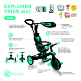 GLOBBER EXPLORER TRIKE 4-IN-1 - TEAL