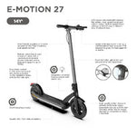 Globber E-MOTION 27 Electric Scooter - Black/Titanium