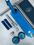 APEX 5" CUSTOM BUILD -BLUE/RAW-  T Bar