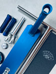 APEX 5" CUSTOM BUILD -BLUE/RAW-  T Bar