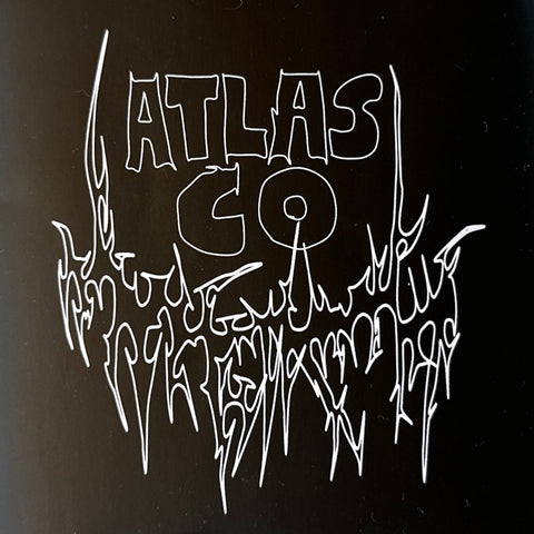 ATLASCo FLAMES  LOGO STICKER