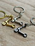 ATLASCo ENGRAVED SCOOTER KEY RING - SILVER