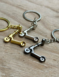 ATLASCo ENGRAVED SCOOTER KEY RING - SILVER