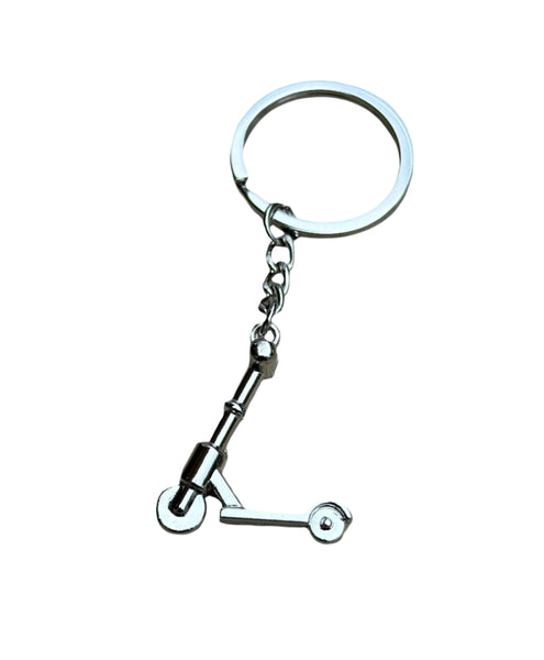 ATLASCo ENGRAVED SCOOTER KEY RING - SILVER