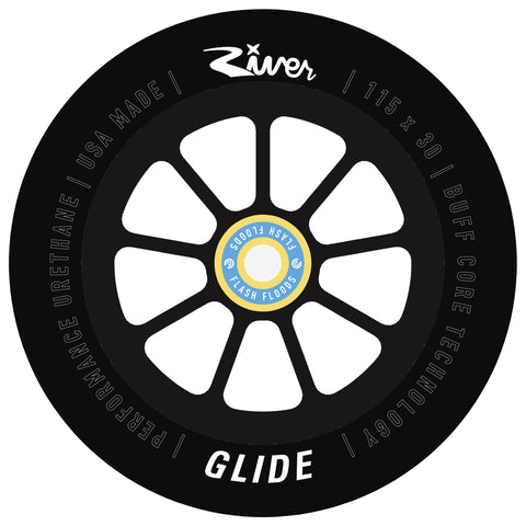 RIVER WHEEL CO  – “SHADOW ” GLIDE 115 x 30 (Black on Black)