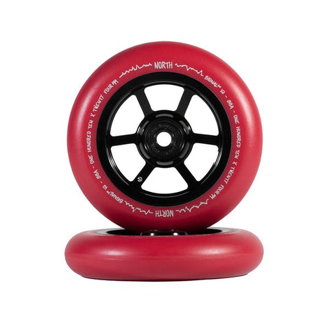 NORTH SCOOTERS SIGNAL SCOOTER WHEELS V2 2023 - 110 x 24 - RED
