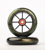 GRIT 8 SPOKE 110mm SCOOTER WHEELS GOLD/BLACK