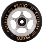 proto-wheels-black-raw-proto-classic-grippers-wheels-110mm - PROTO CLASSIC GRIPPERS WHEELS 110mm - AtlasCo.Online | Kick-Ass Range of Scooters Delivered to Your Door