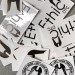 ETHIC STICKER 5 PACK - AtlasCo.Online | Kick-Ass Range of Scooters Delivered to Your Door  