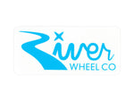 RIVER WHEEL CO. RECTANGULAR SMALL STICKER 3 PACK - AtlasCo.Online | Kick-Ass Range of Scooters Delivered to Your Door  