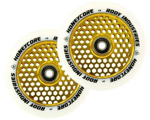 ROOT INDUSTRIES HONEYCORE WHEELS 110mm - WHITE RIM - AtlasCo.Online | Kick-Ass Range of Scooters Delivered to Your Door  