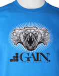 GAIN PROTECTION DROPBEAR T-SHIRT - BLUE - AtlasCo.Online | Kick-Ass Range of Scooters Delivered to Your Door  